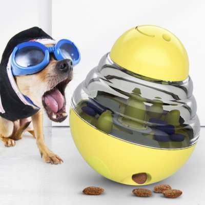 Eco-friendly Dog Leak Food Ball Toy Pet Puzzle Tumbler Ball Toy Interactive Dog Toys