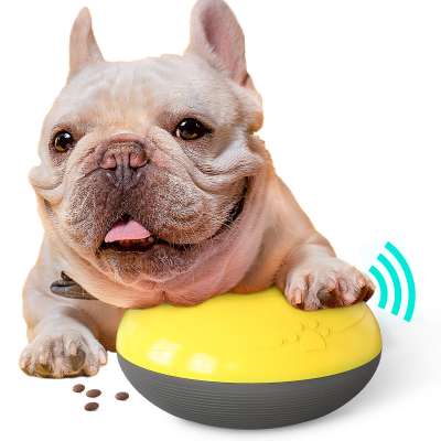 Wholesale Amazon Hot selling Bite Resistant Multifunctional Dog Cat UFO Ball Dog Treat Toy Pet Food Dispensing