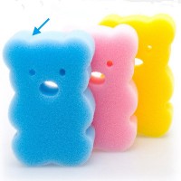 Xianghong Bear Shaped Baby Bath Sponge